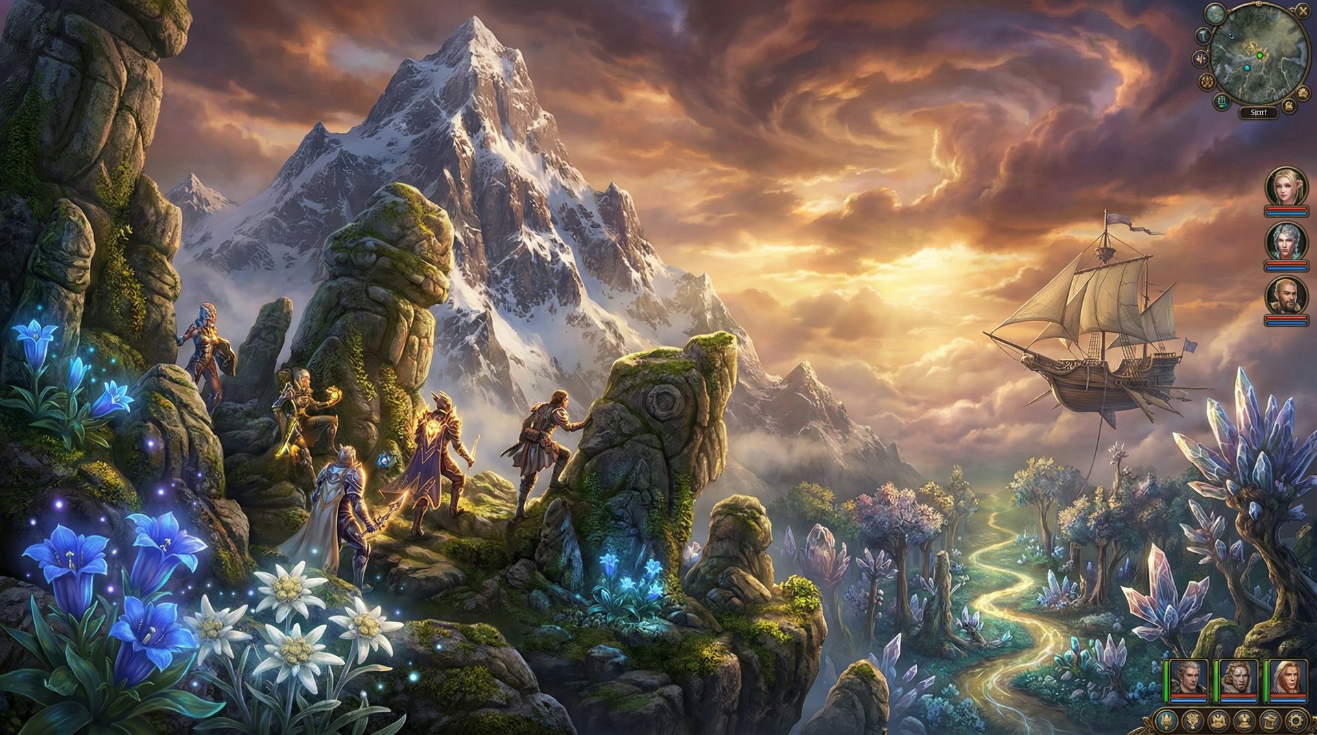 同人动漫高山植物科考纪录视频